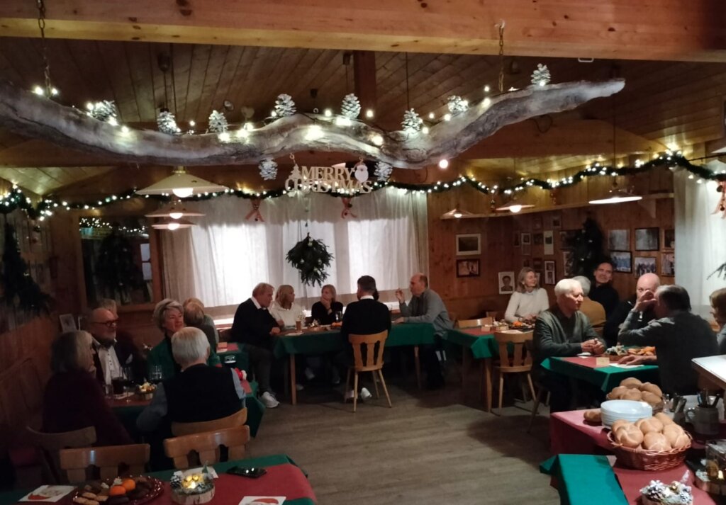 Festlich dekoriertes Vereinsheim SV Solidarität